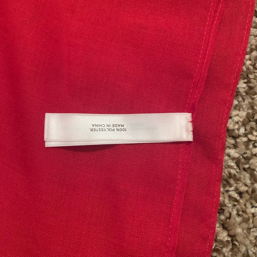 Talbots Red Scarf - Picture 4 of 5